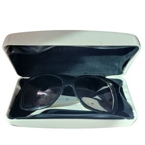 Versace MOD 471 Black And White Sunglasses